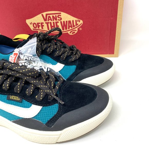 Vans Ultrarange Exo Se Blue Black Suede Shoes Women's Size Canvas VN0A4UWM4Y1 - Picture 8 of 11